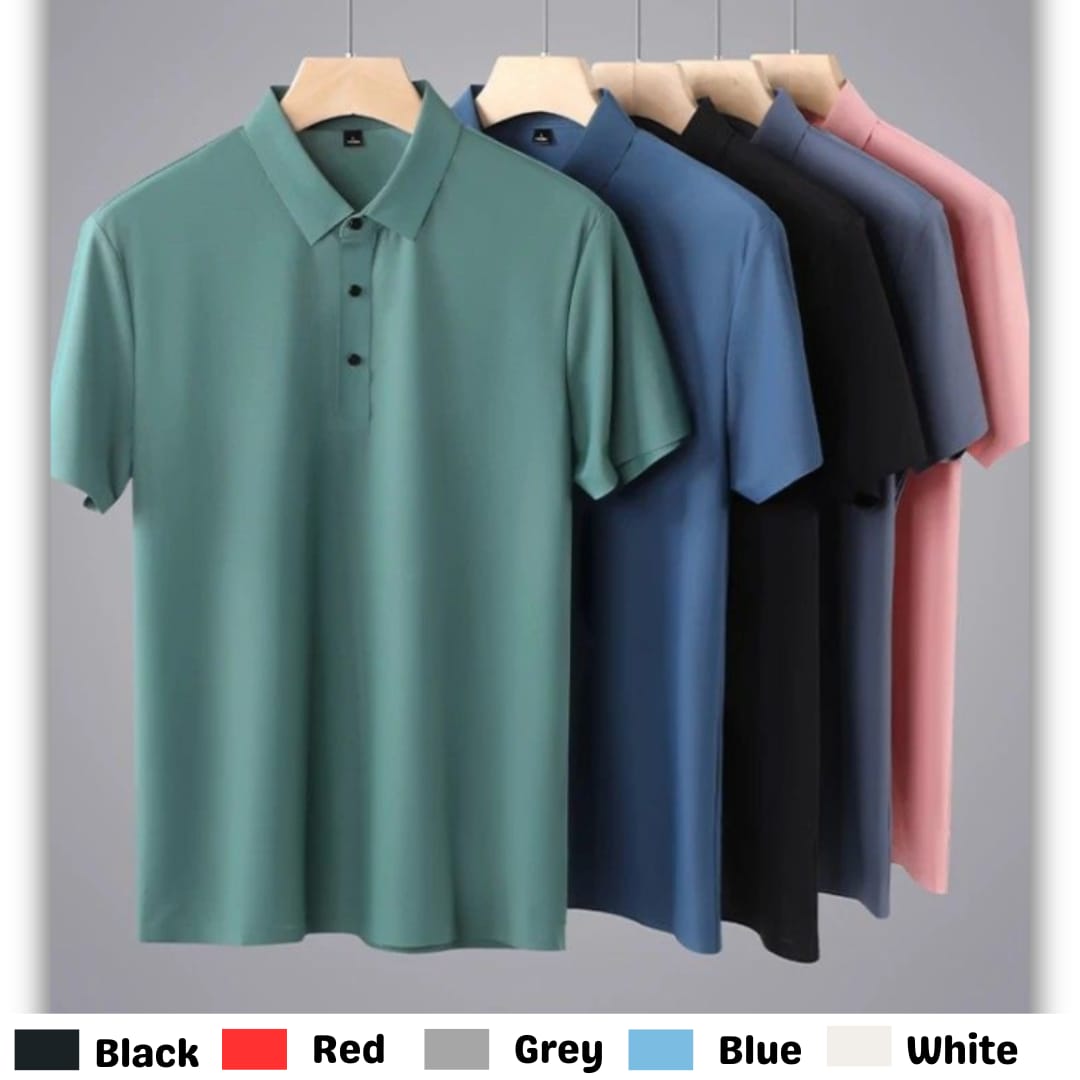 (Size - 4XL) Affordable Cotton Polo T-Shirts Combo (Pack of 5)